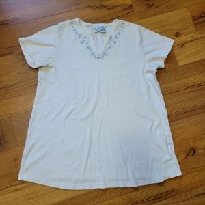 Duo Maternity Short-sleeved Shirt Size Large